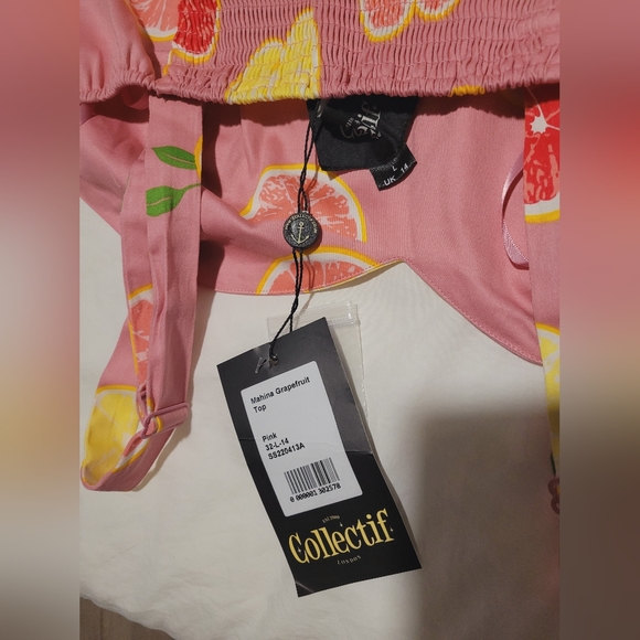 Fruit print crop tank top - Picture 7 of 7